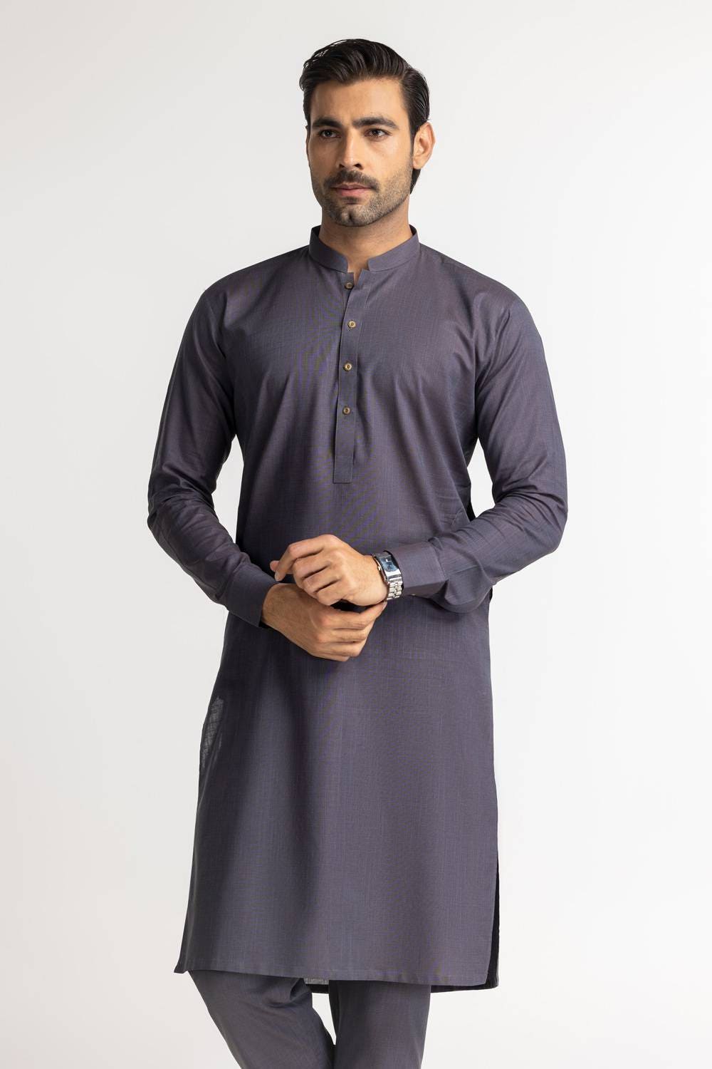 Concept Slub Unstitched Fabric Cotton-LF