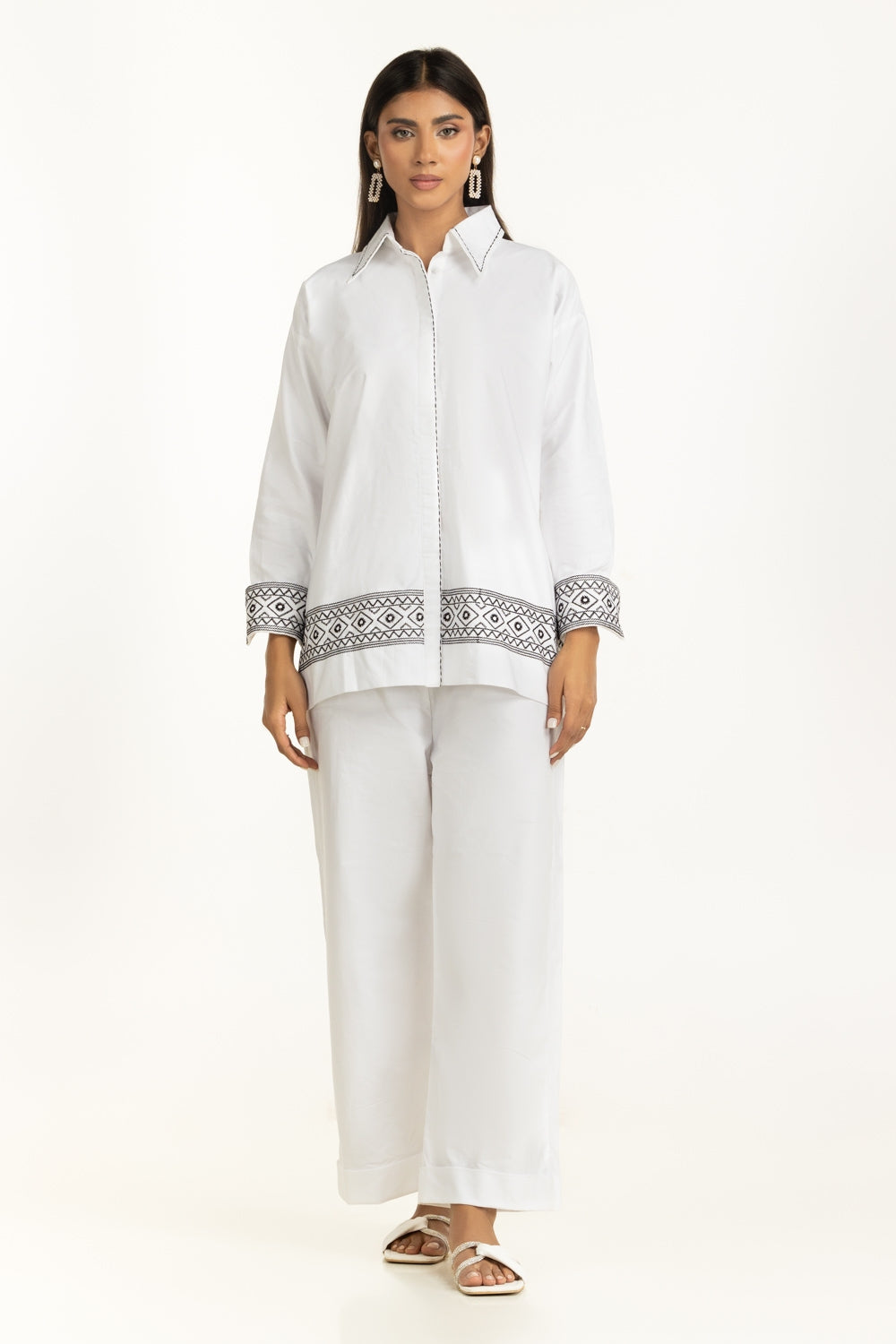 Cotton Embroidered Co-ord Set IPST-55275