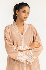 Cotton Jacquard Embroidered Co-Ord Set IPST-44723-B