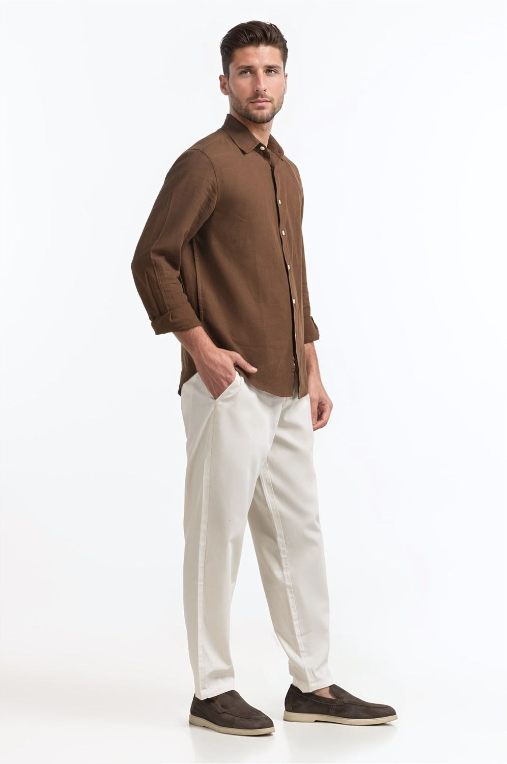 Cotton Linen Shirt MN-CS-SS24-018