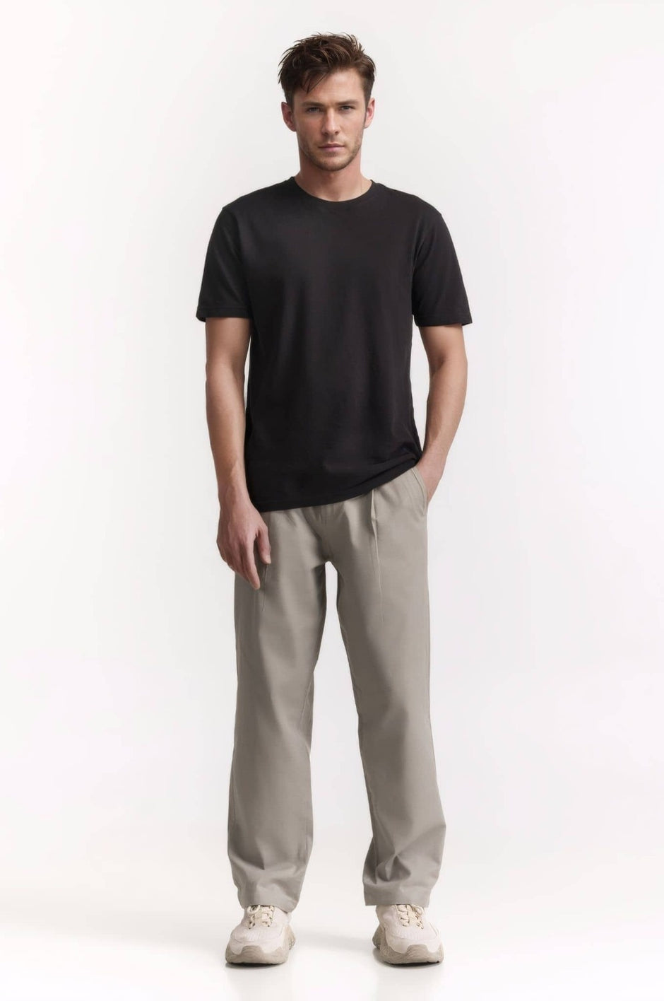 Cotton - Linen Trousers MNTRCSS24015-B