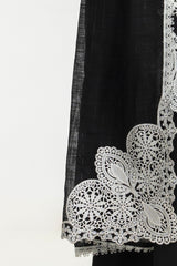 Cotton Net Sequins Embroidered Dupatta IPD-44648
