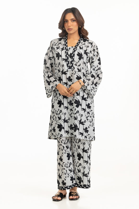 Cotton Printed Vertical Stripe Co-Ord Set IPST-44468