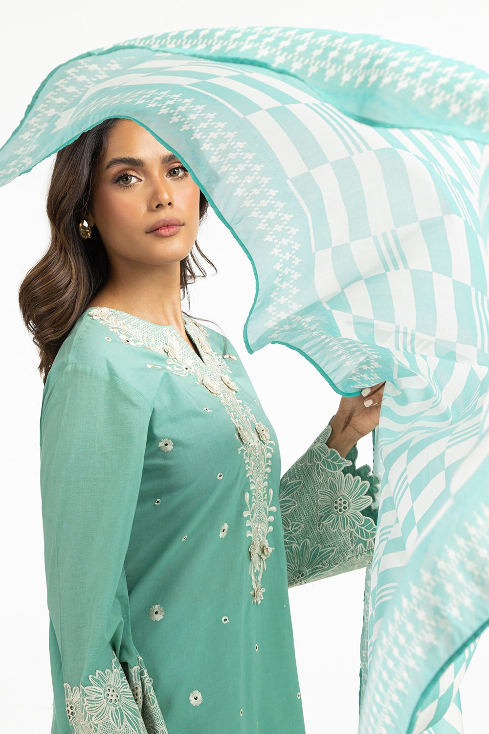 Cotton Silk Printed Dupatta IPD-44619