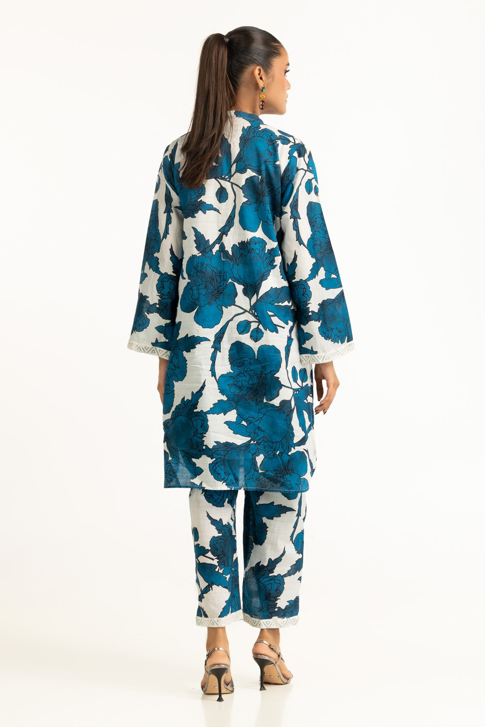 Cotton Vertical Stripe Printed Co-Ord Set IPST-44466