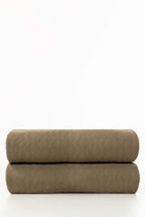 Covert Green Matelasse Blanket