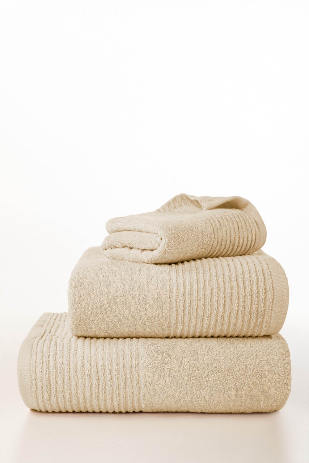 Cream Combed Towel Plain 25