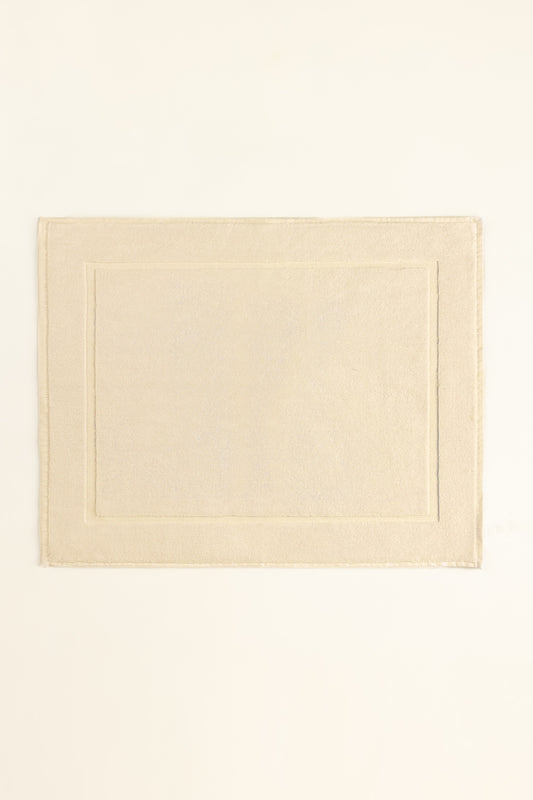 SS25-Cream Terry Bath Mat