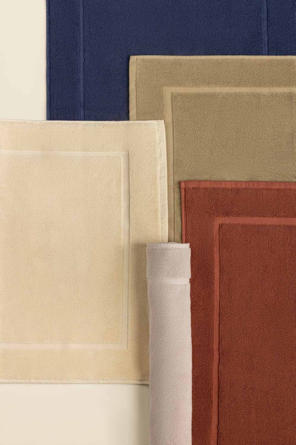 SS25-Cream Terry Bath Mat