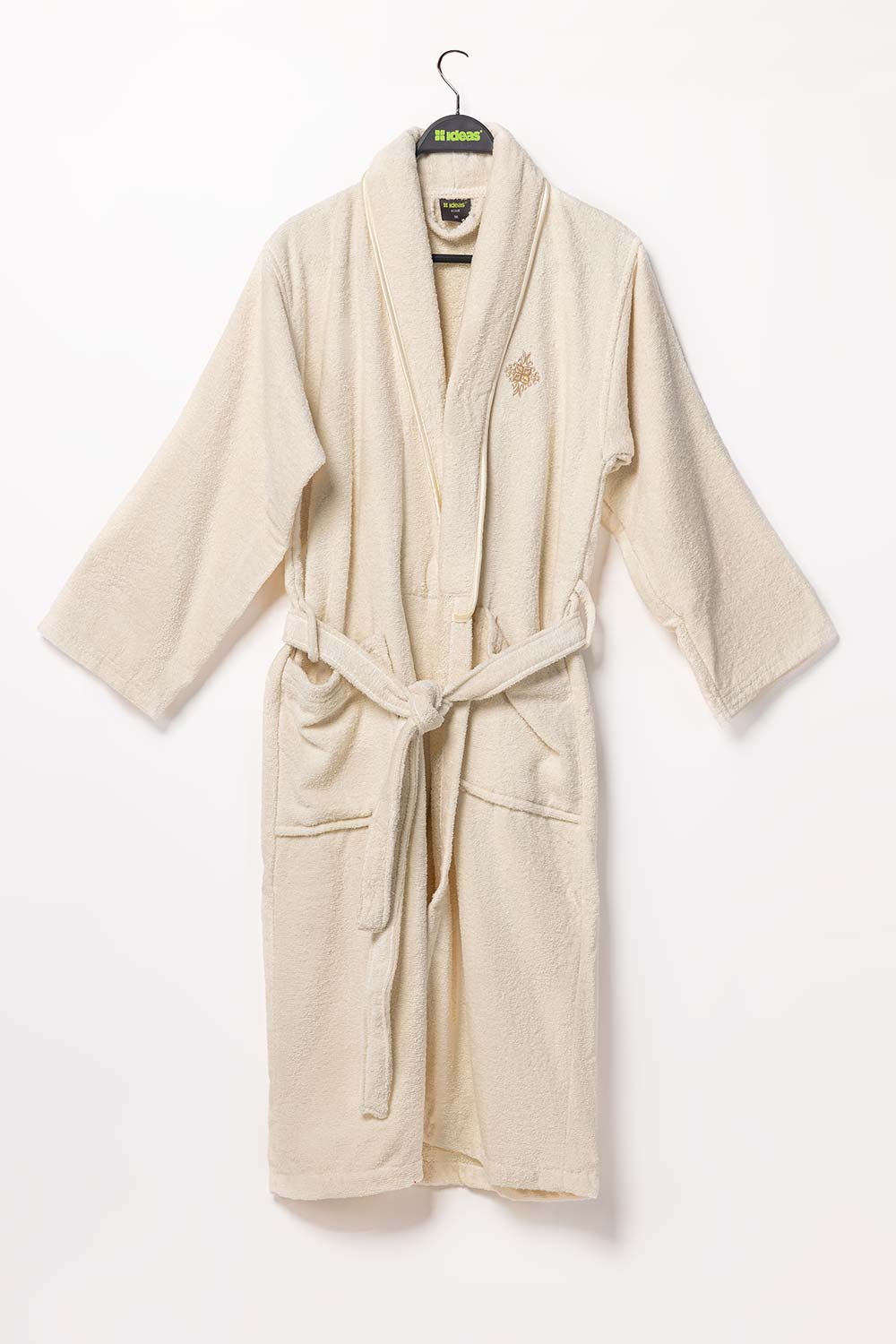 Cream Velour Bathrobe 25