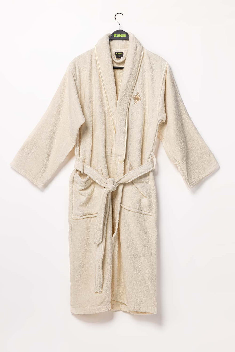 Cream Velour Bathrobe 25