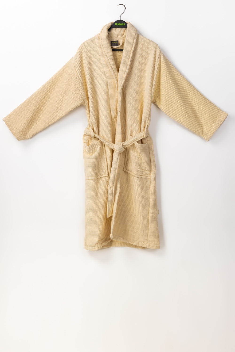 Cream Waffle Bathrobe 25