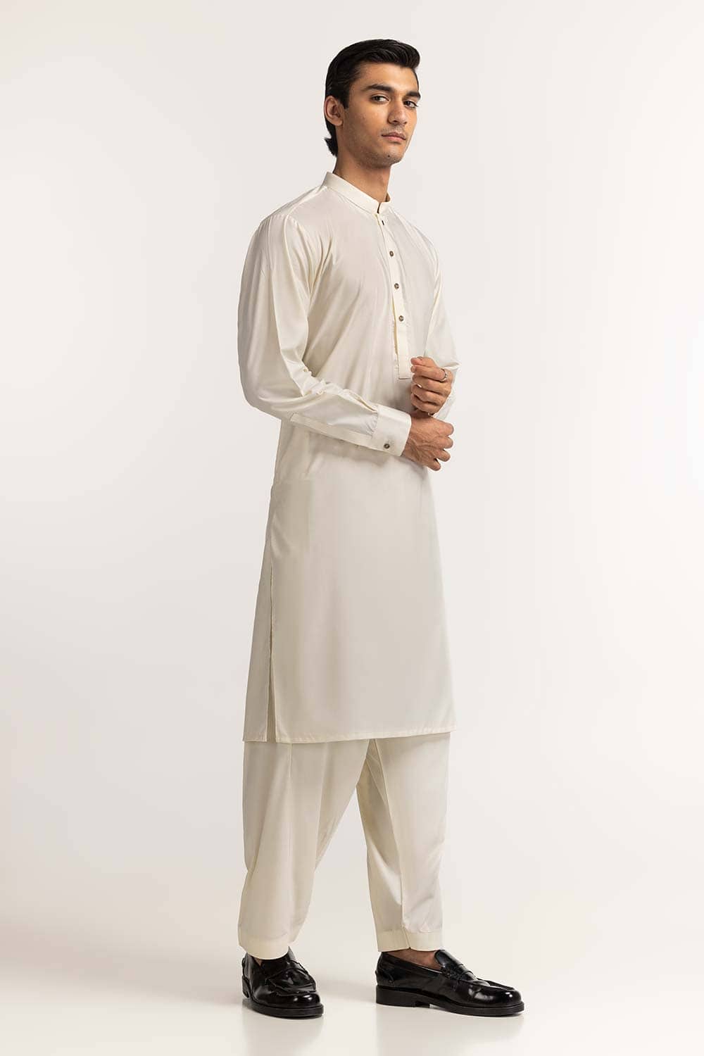 Cream Basic Suit