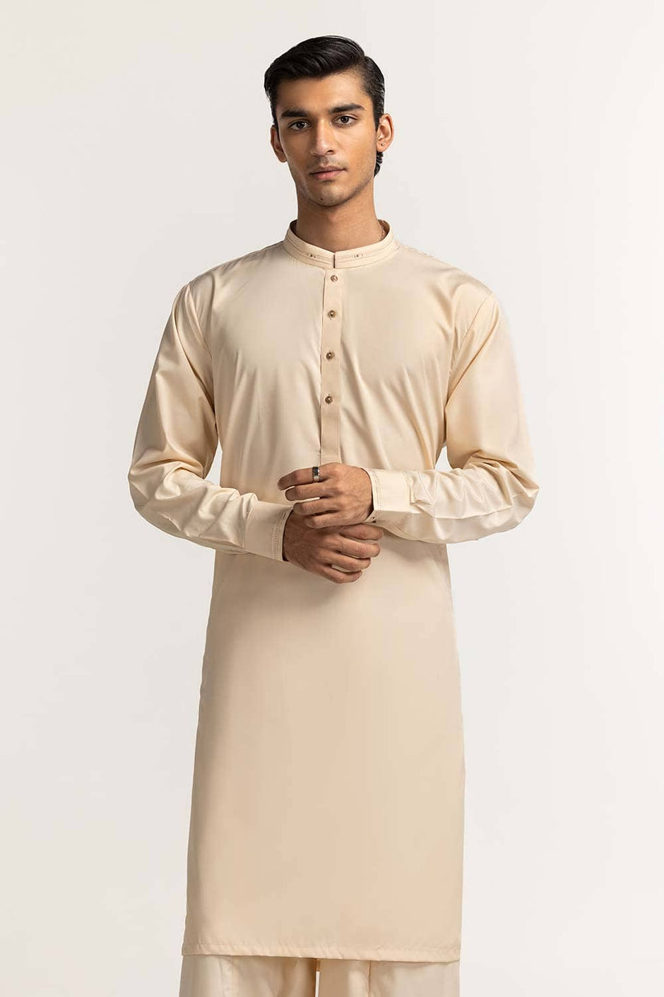 Cream Basic Suit