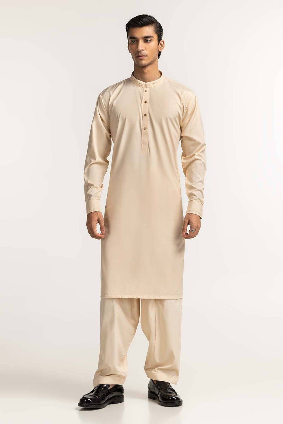 Cream Basic Suit