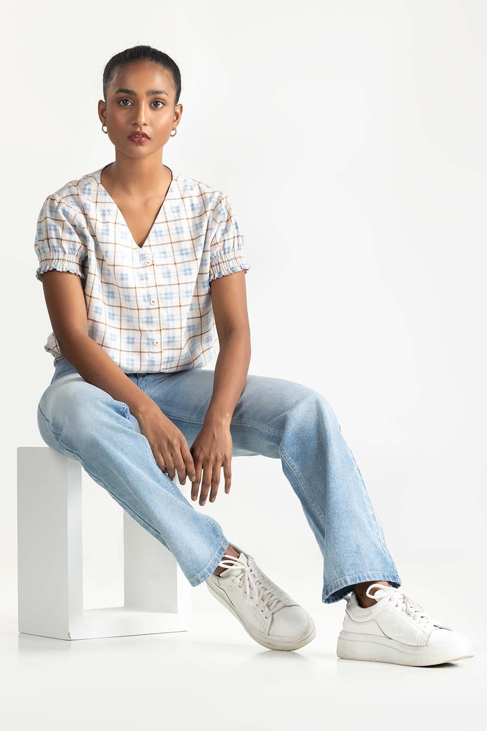 Cream Casual Shirt 224-217-030