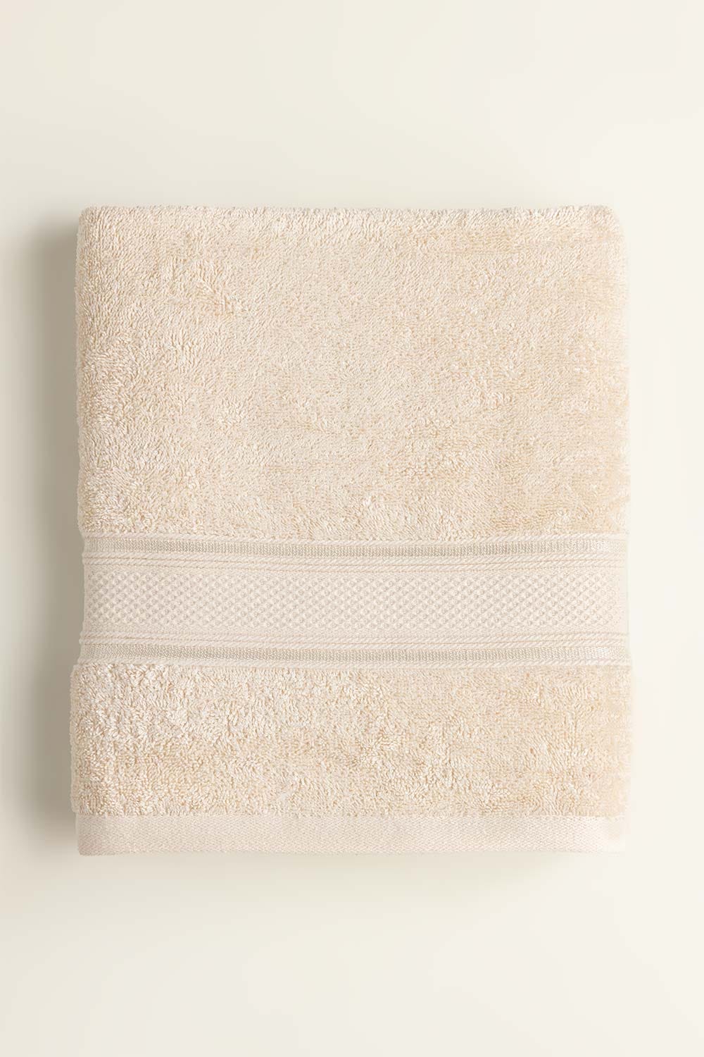 Cream Dyed Bath Towel 24