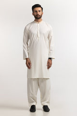 Cream Embroidered Suit SK-E24-023