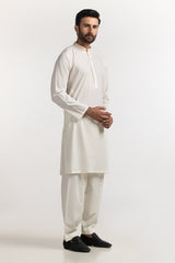 Cream Embroidered Suit SK-E24-023