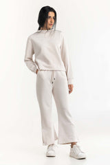 Cream Sweatshirt 224-212-099