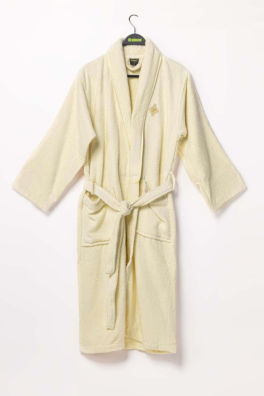 AW24 Cream Velour Bathrobe