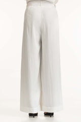 Creased Effect Wide Leg Trouser WM-TRC-SS24-013
