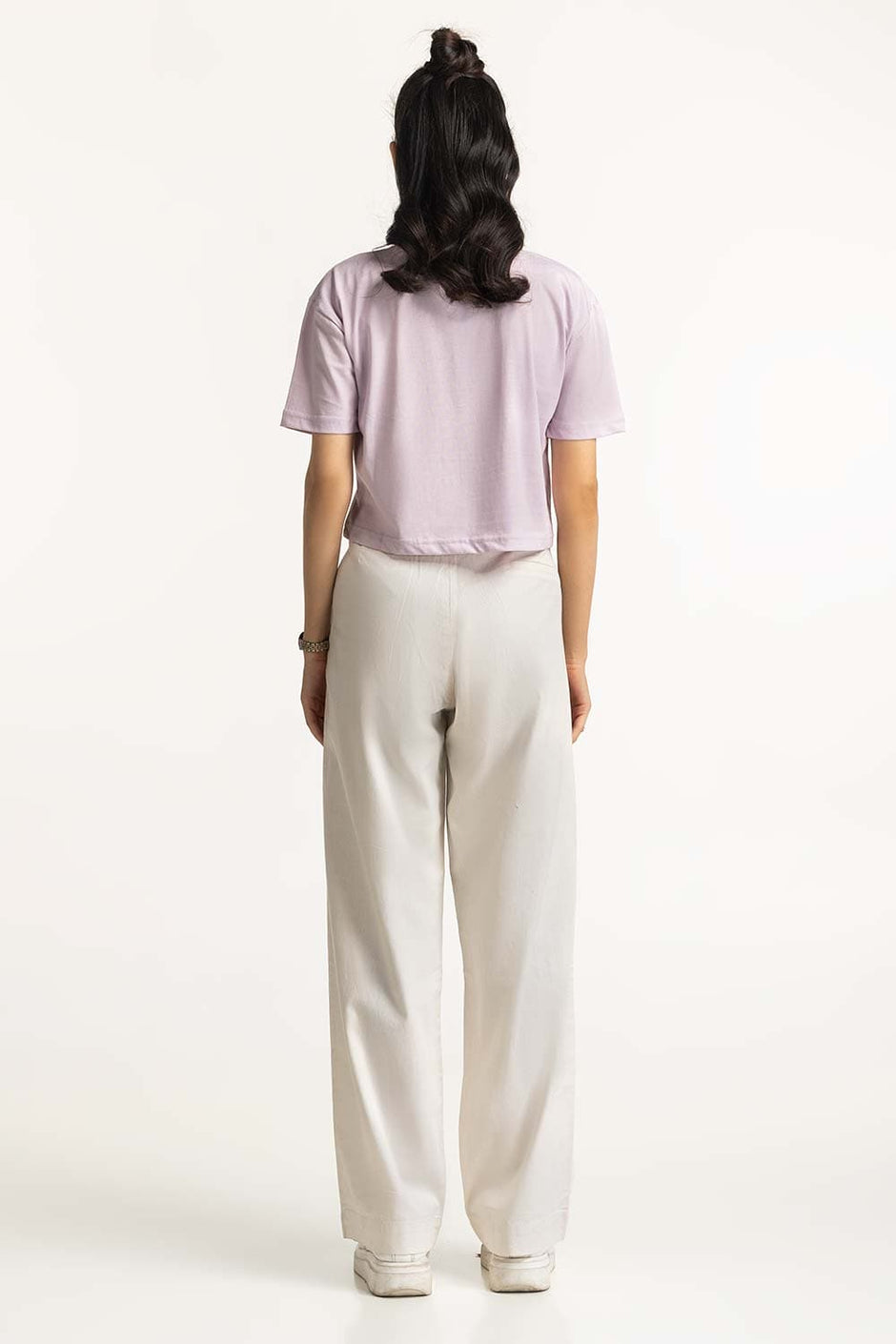 Crew Neck Cropped Tee WM-KTP-SS24-017