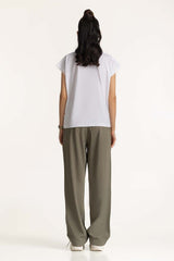 Crew Neck Embroidered Tee WM-KTP-SS24-038