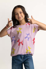 Crew Neck Loose Fit Tee JG-TS-SS24-033