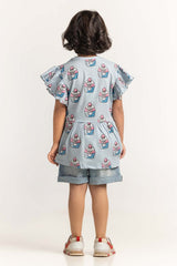 Crew Neck Printed Dress TG-DRS-SS24-405