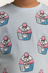 Crew Neck Printed Dress TG-DRS-SS24-405