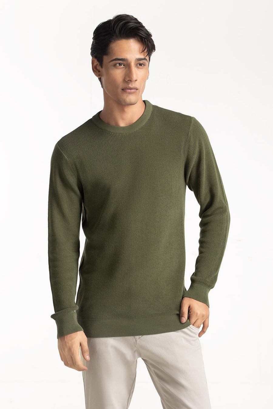 Crew Neck Sweater MN-SWT-WS24-011 | Salt by Ideas