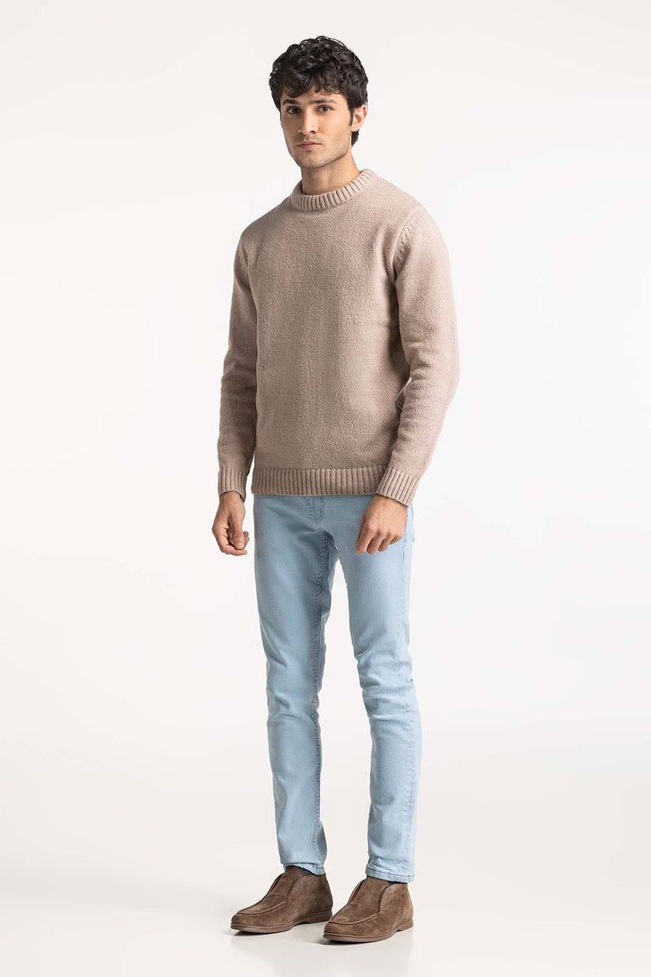Crew Neck  Sweater MN-SWT-WS24-016-01 B