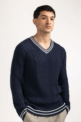 V Neck Sweater MN-SWT-WS24-077