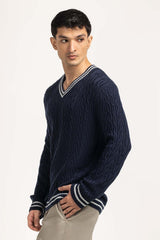 V Neck Sweater MN-SWT-WS24-077