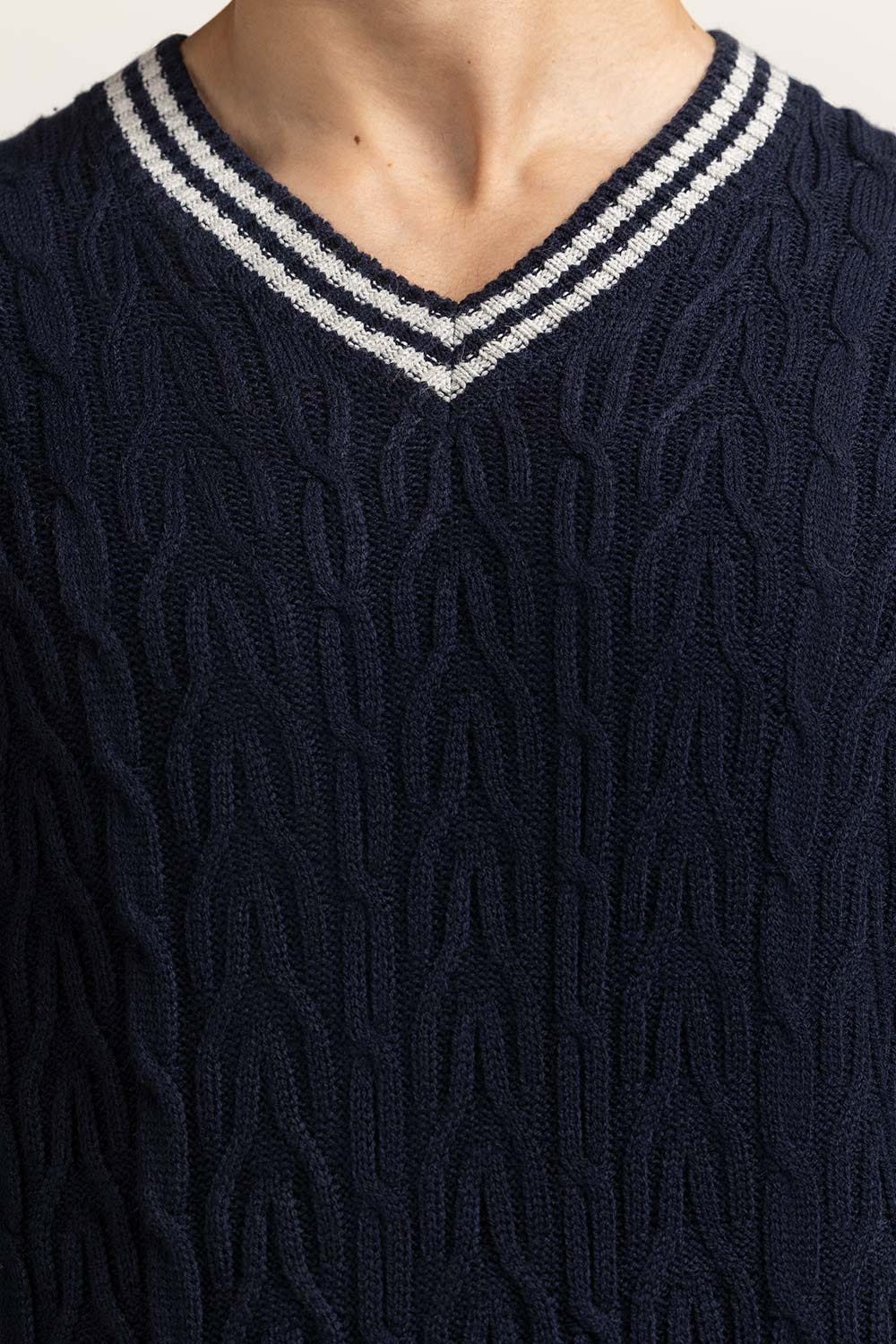 V Neck Sweater MN-SWT-WS24-077