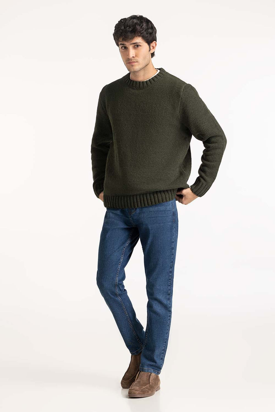 Crew Neck Sweater MN-SWT-WS24-097 A
