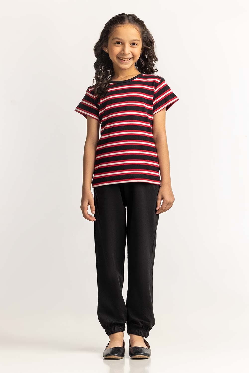 Crew Neck Yarn-Dyed Tee JG-TS-SS24-037