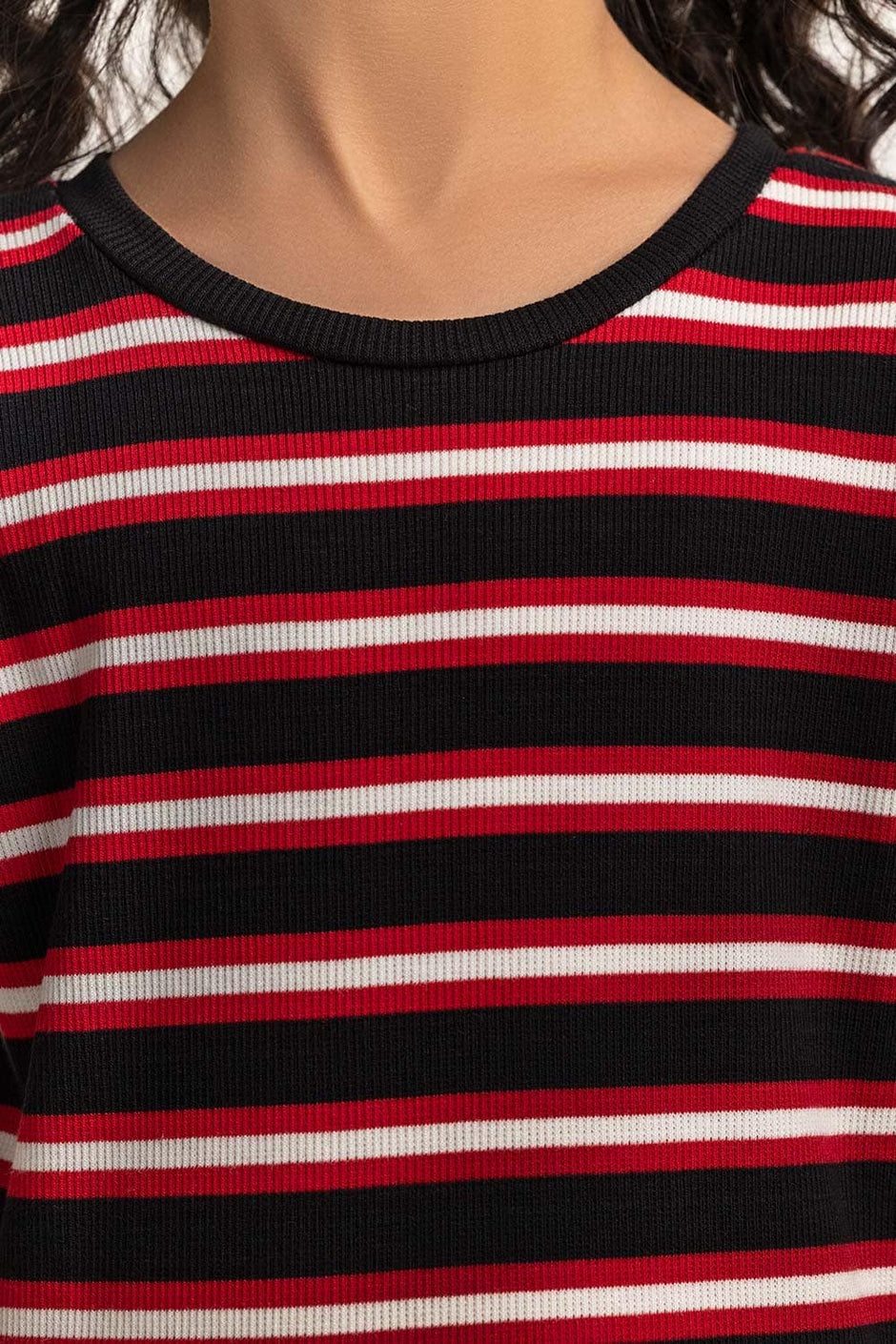 Crew Neck Yarn-Dyed Tee JG-TS-SS24-037
