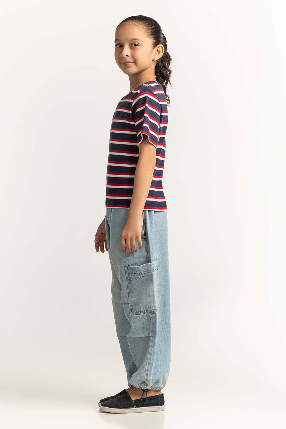 Crew Neck Yarn-Dyed Tee JG-TS-SS24-038