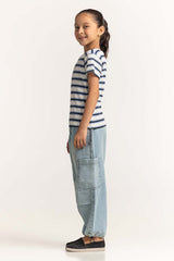 Crew Neck Yarn-Dyed Tee JG-TS-SS24-039