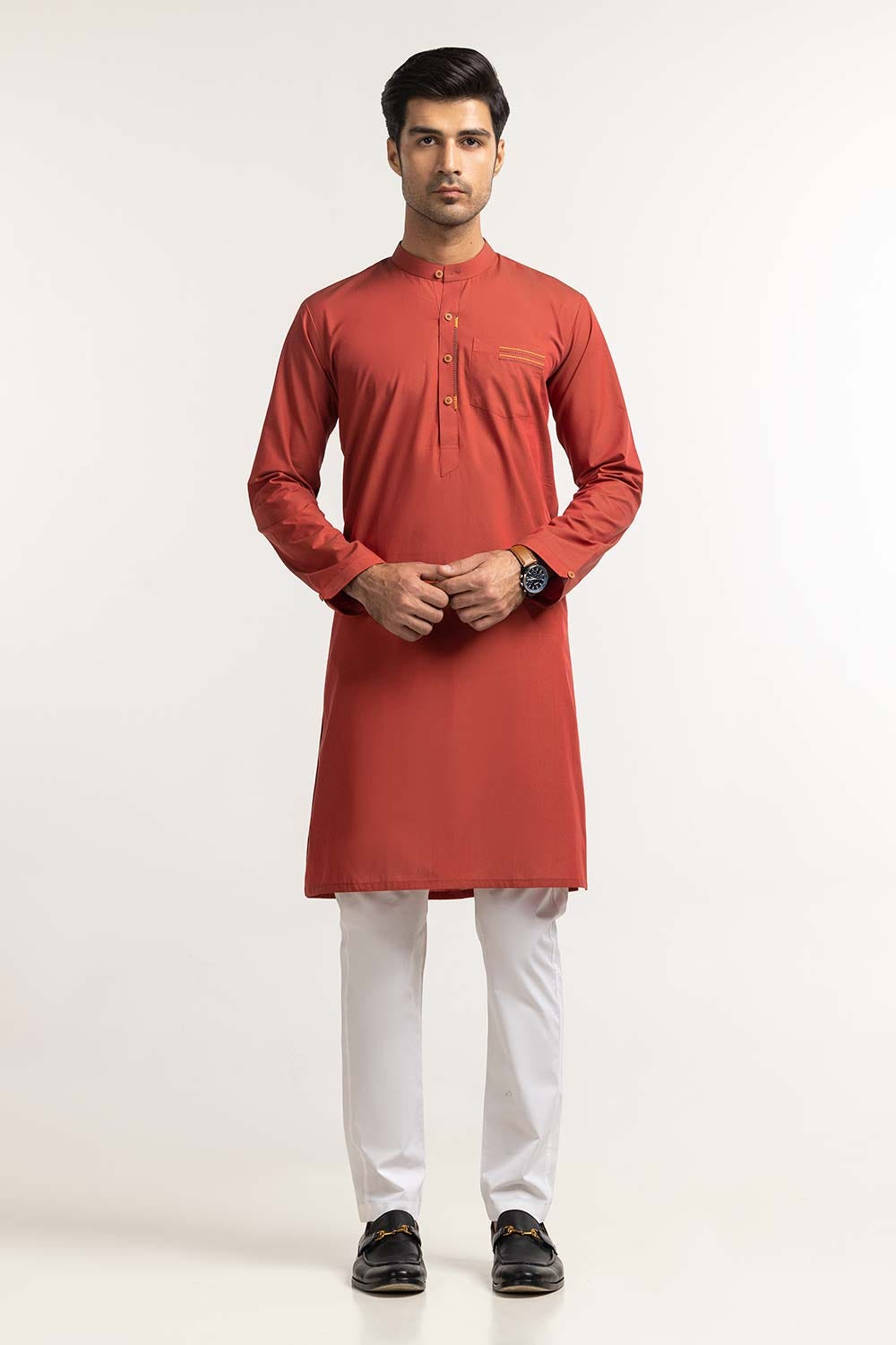 Crimson Red Styling Kurta KR-STY24-014