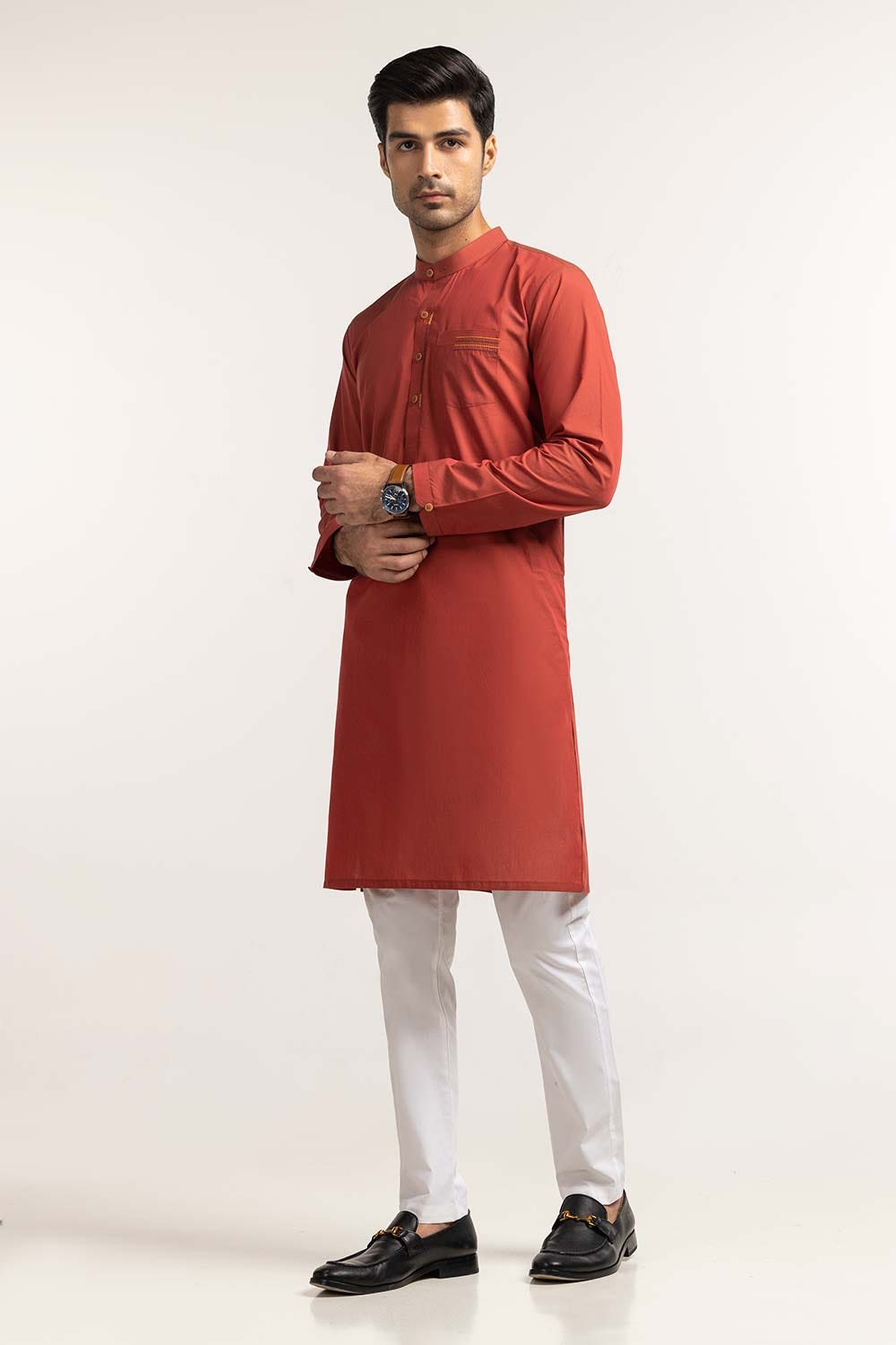 Crimson Red Styling Kurta KR-STY24-014