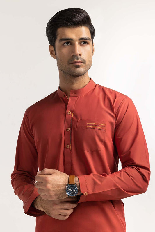 Crimson Red Styling Kurta KR-STY24-014