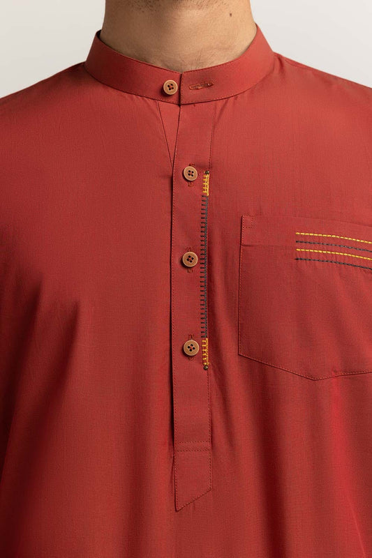 Crimson Red Styling Kurta KR-STY24-014