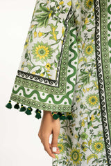 Cross Slub Printed Co-Ord Set IPST-55015