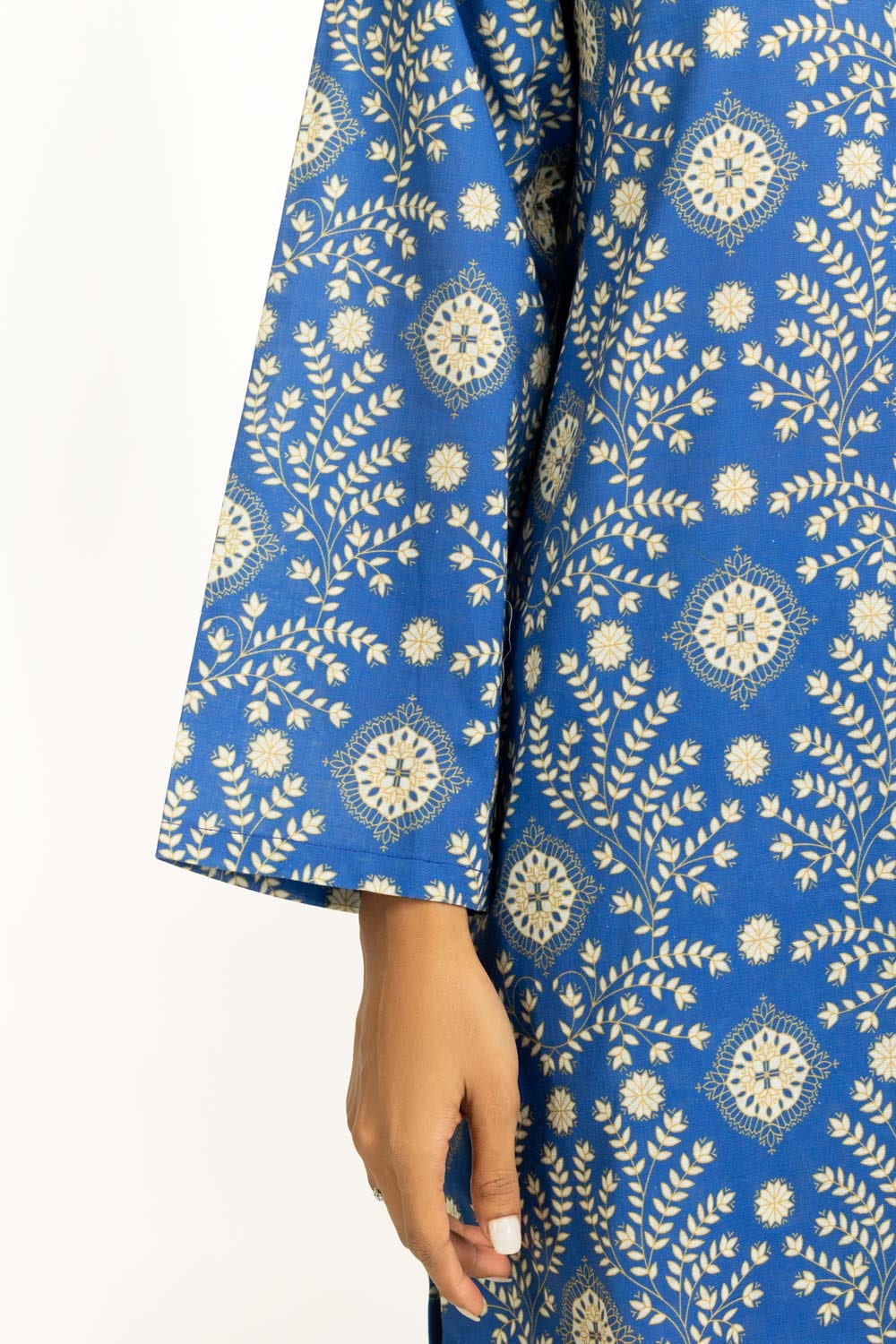 Cross Slub Printed Co-Ord Set IPST-55019