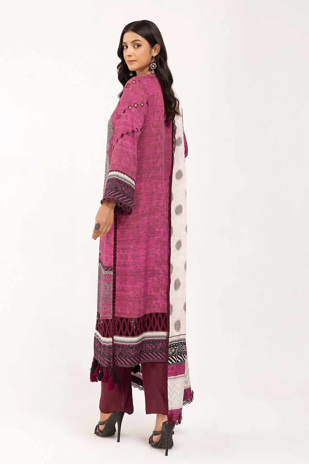 3 Piece Unstitched Printed Cotail Suit CV-42004