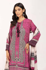 3 Piece Unstitched Printed Cotail Suit CV-42004