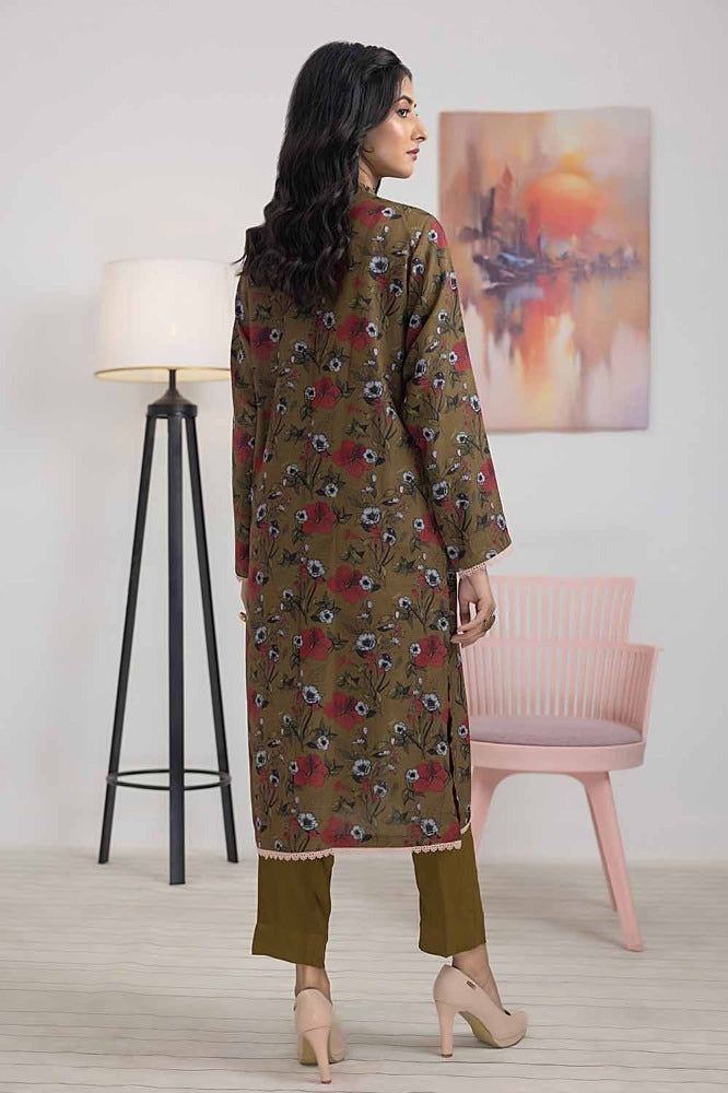 Printed Dhanak Unstitched Shirt WNSS-32009
